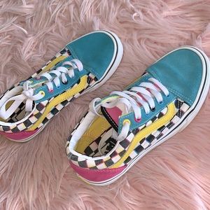 VANS Girls Checkered Lace Ups